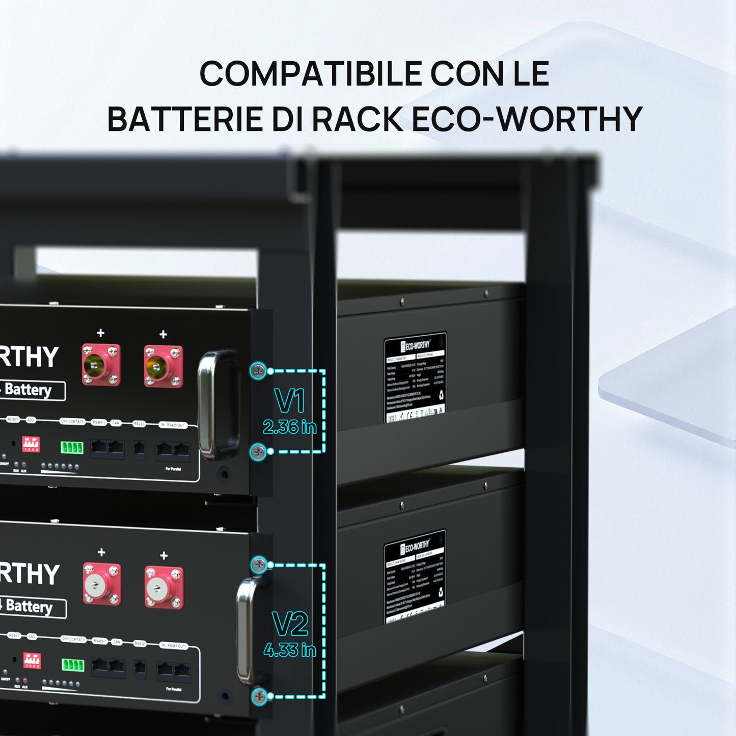 ECO-WORTHY Rack per server farm da 19 pollici a 6 livelli-6