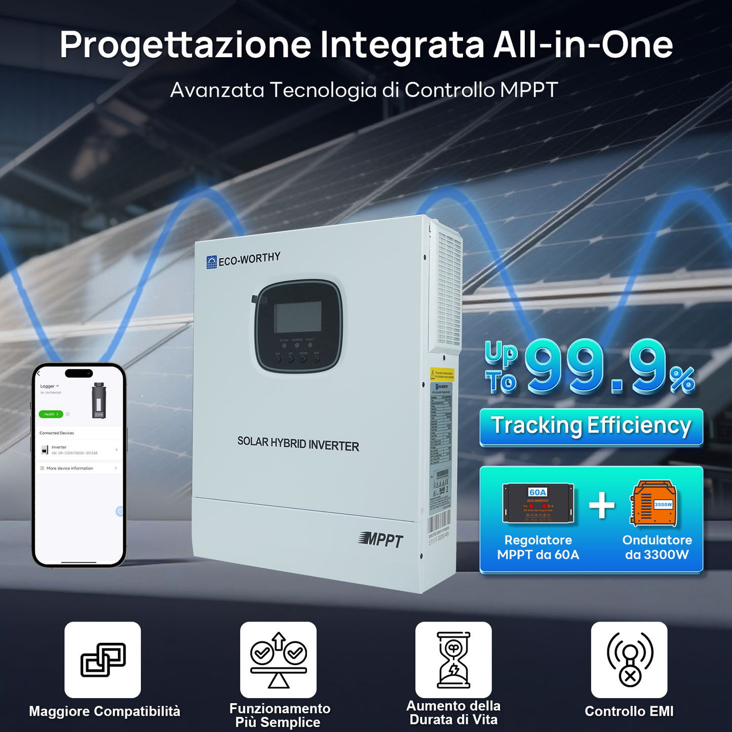 Kit_ Solare_ Off-Grid_ MPPT_ Completo_ da_ 1560W_ 48V_ (8x bifacciali da 195W)_ 4