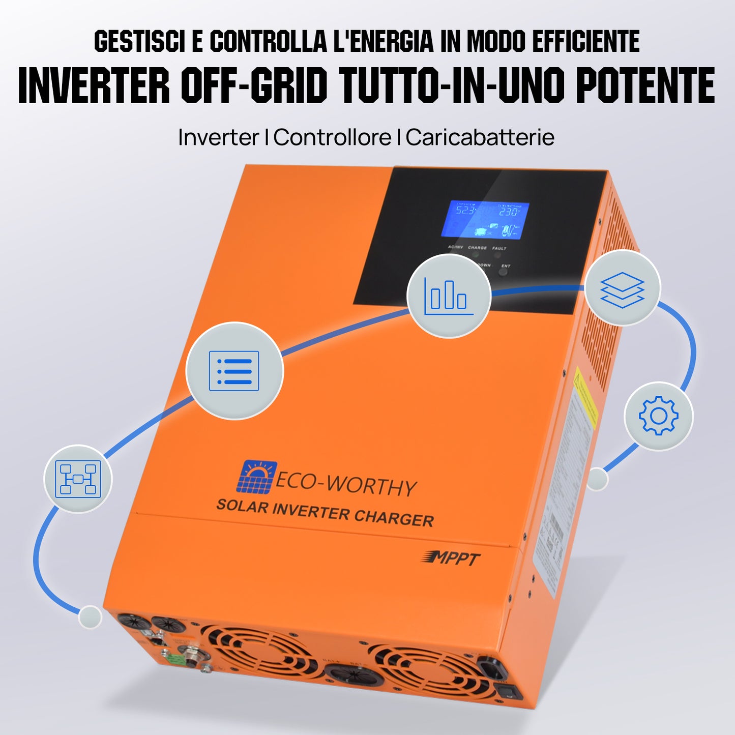 Kit_ di_ alimentazione_ di_ emergenza_ 5,12 kWh/10,24 kWh_ con_ batteria_ al_ litio_ da_ 48V_ 100Ah_ e_ inverter all-in-one da 5000W_ 3
