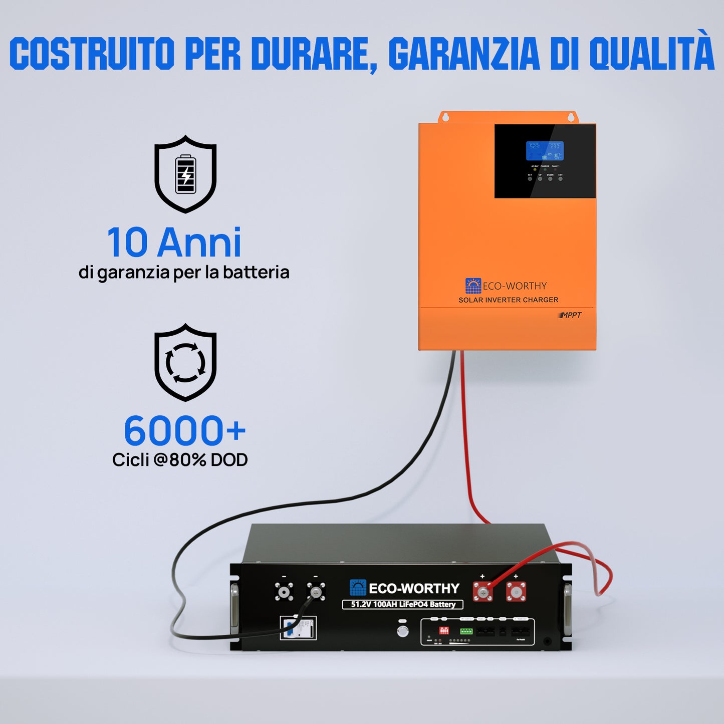 Kit_ di_ alimentazione_ di_ emergenza_ 5,12 kWh/10,24 kWh_ con_ batteria_ al_ litio_ da_ 48V_ 100Ah_ e_ inverter all-in-one da 5000W_ 4