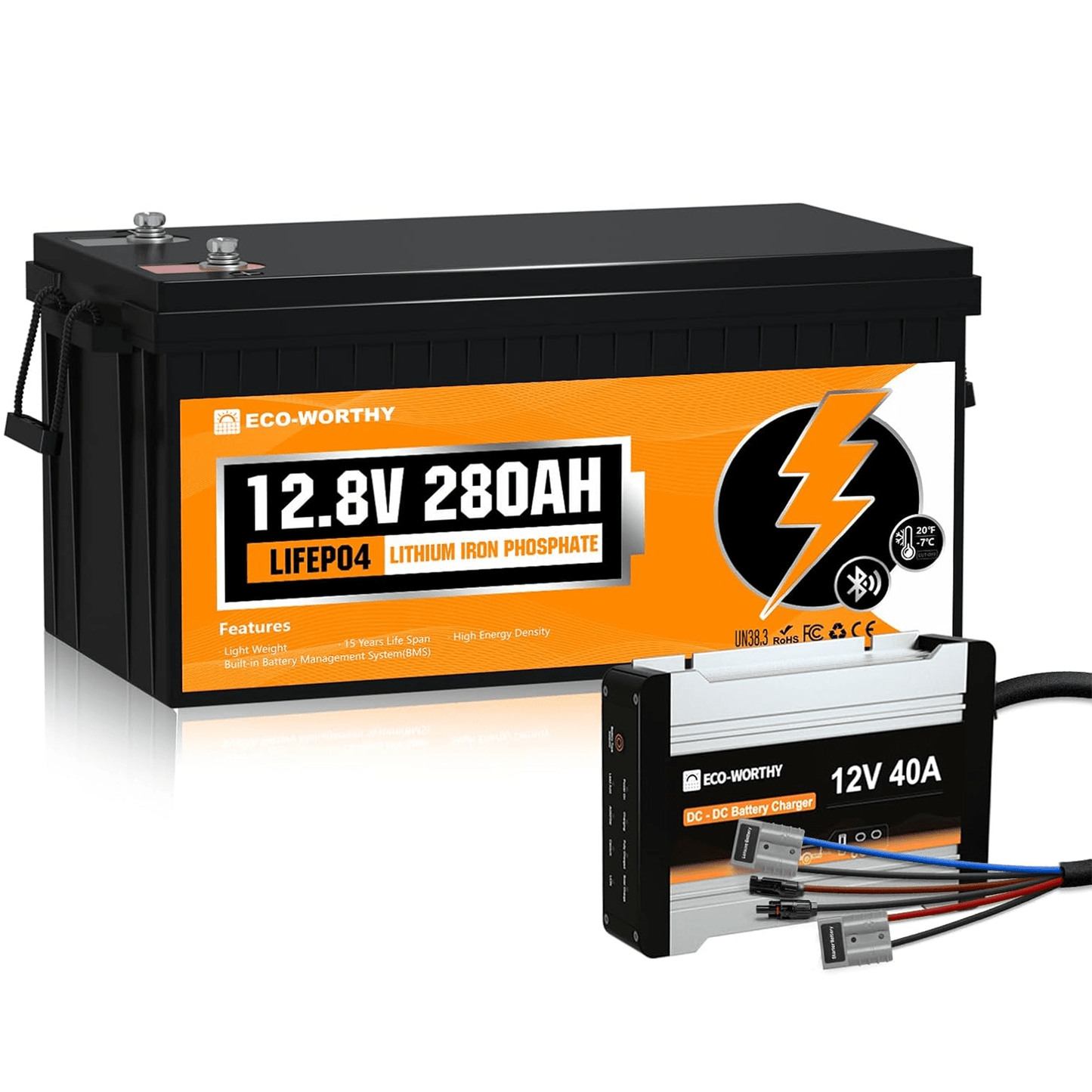 Caricatore della batteria MPPT da 12V 20A & 40A DC a DC - eco - worthy - it