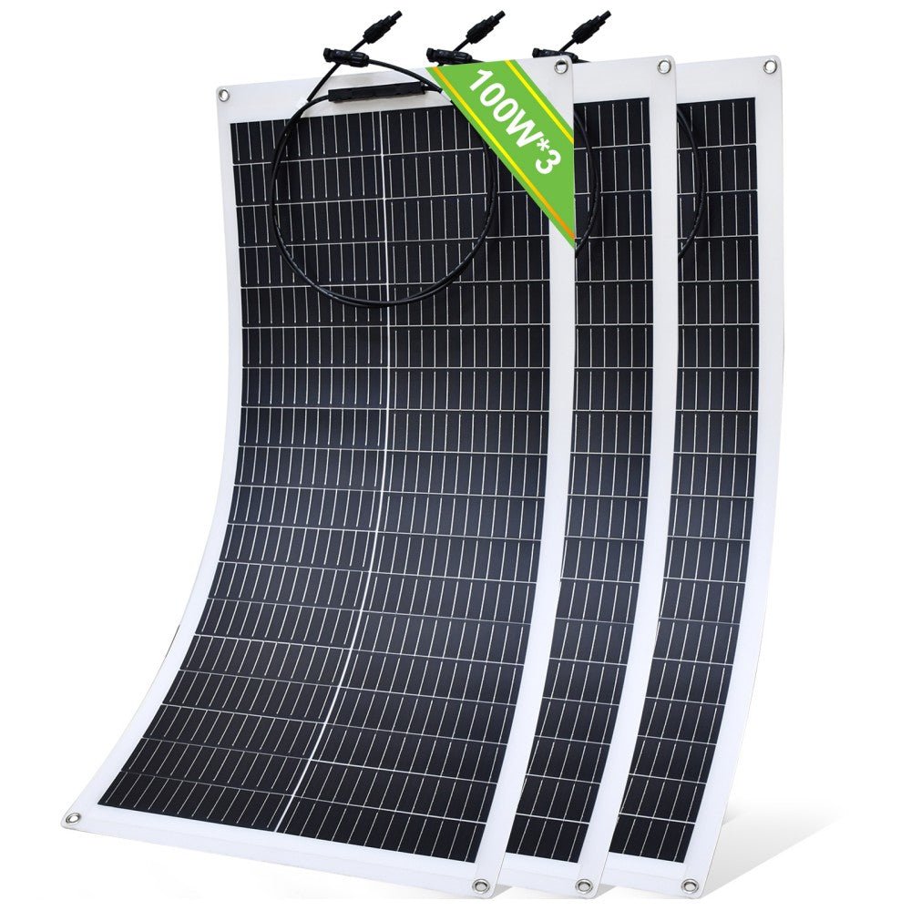 100W 12V Pannello Solare Monocristallino Flessibile - eco - worthy - it