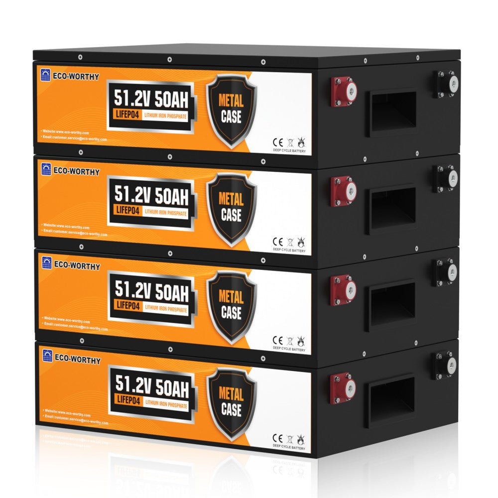 Batteria al litio 48V 50Ah LiFePO4 - eco - worthy - it