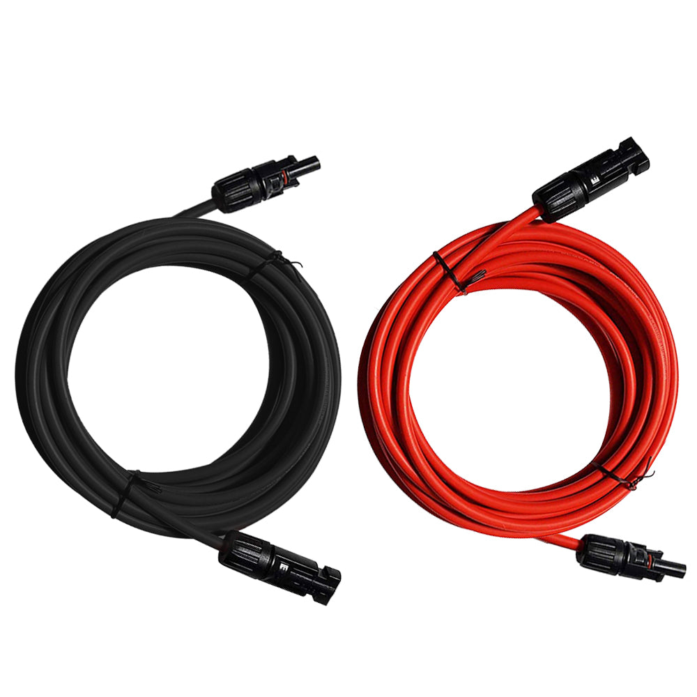Cavo solare 2x 5m 4mm² con spina MC4 per sistema solare