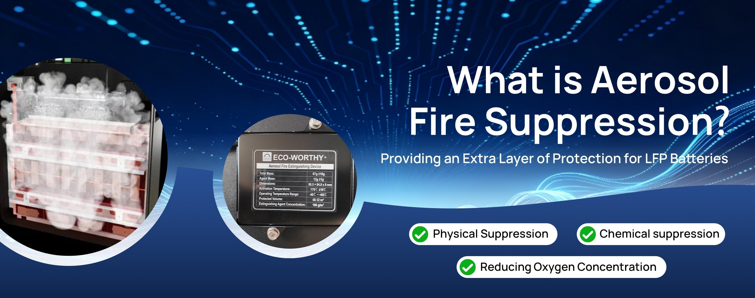 Aerosol Fire Suppression: Providing Extra Protection for LFP Batteries - ECO-WORTHY