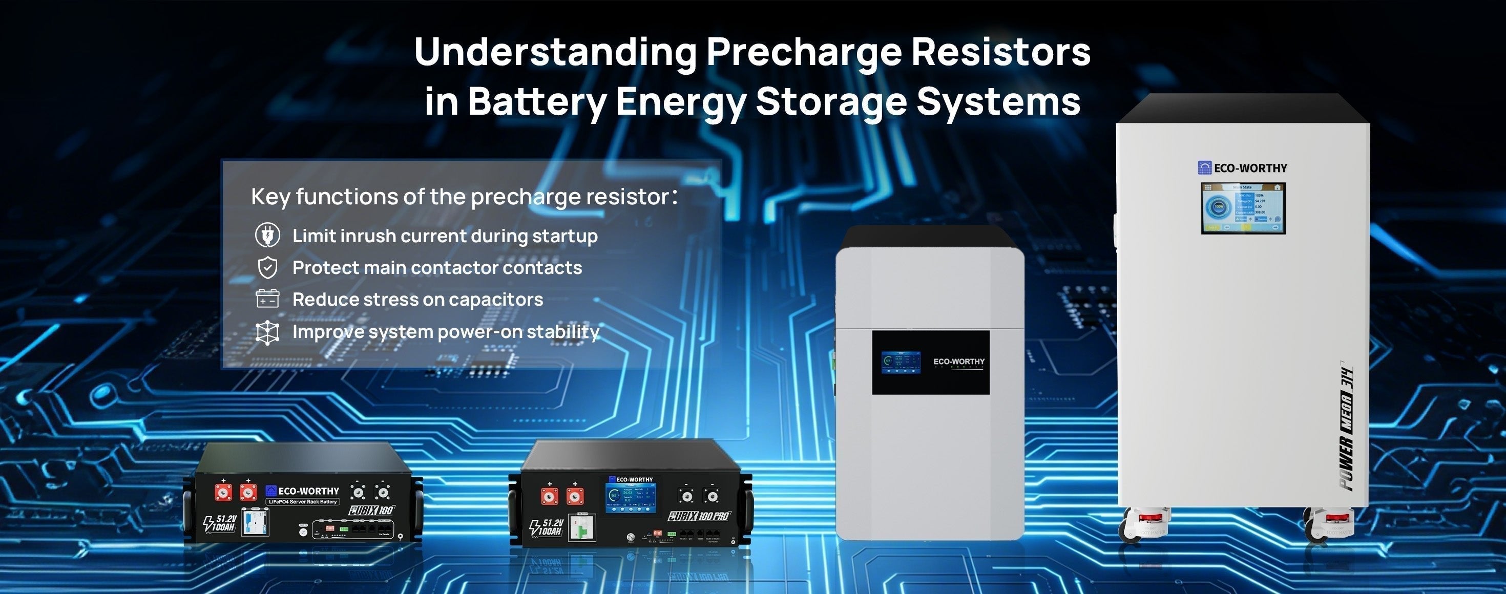 How Precharge Resistors Work in Battery Energy Storage Systems - ECO-WORTHY