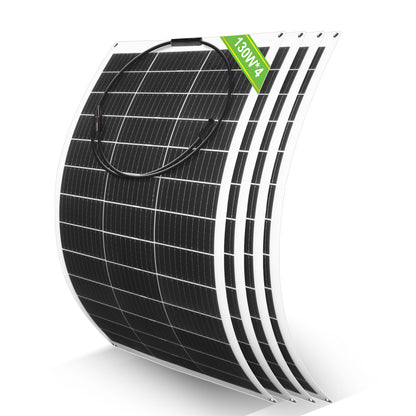 130W 12V Pannello Solare Monocristallino Flessibile - eco - worthy - it