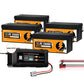 Batteria al litio LiFePO4 12V 280Ah con Bluetooth e protezione dalle basse temperature