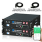 Batteria per server rack da 48V (51,2V) 100Ah, batteria al litio da 5,12kWh, formato 3U, con Bluetooth e Wi-Fi