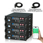 Batteria per server rack da 48V (51,2V) 100Ah, batteria al litio da 5,12kWh, formato 3U, con Bluetooth e Wi-Fi
