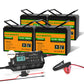 Batteria al litio LiFePO4 12V 100Ah con Bluetooth e protezione dalle basse temperature