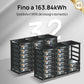 Batteria per server rack da 48V (51,2V) 100Ah, batteria al litio da 5,12kWh, formato 3U, con Bluetooth e Wi-Fi【Versione 3】