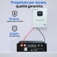 Sistema di alimentazione di emergenza residenziale con batteria LiFePO4 da 48V 100Ah e inverter ibrido da 48V 3000W