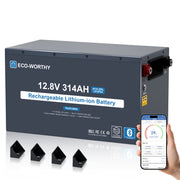 ECO- WORTHYBatteria Bluetooth al litio Lifepo4 EnergyRock 12V 314Ah