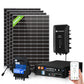 Kit solare per balcone da 1720W con batteria LiFePO4 da 48V 100Ah e mozzo da 1600W | ECO-WORTHY