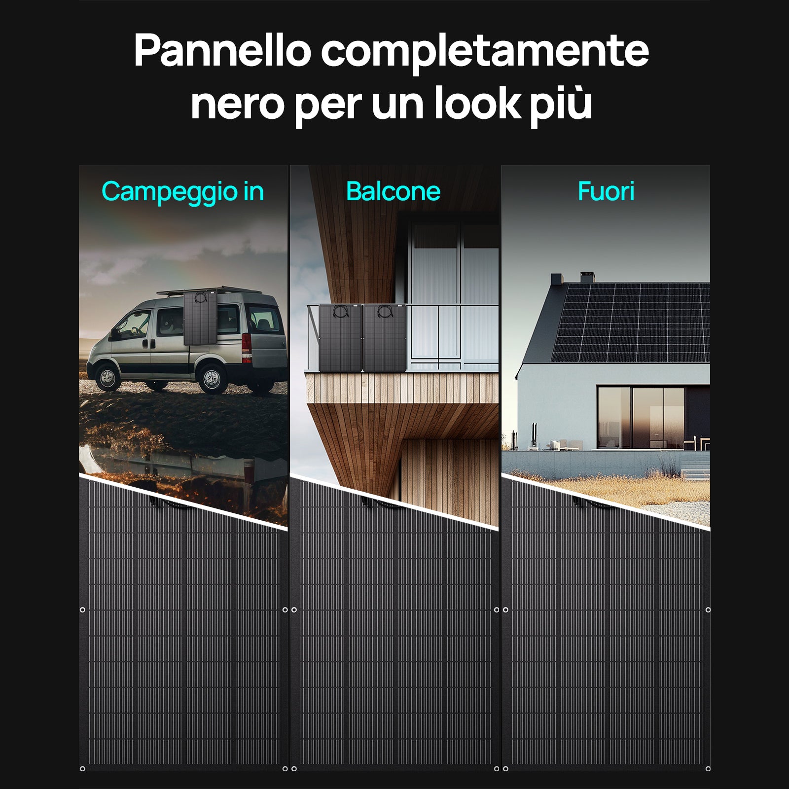 200W 18V Pannello Solare Monocristallino Flessibile-9