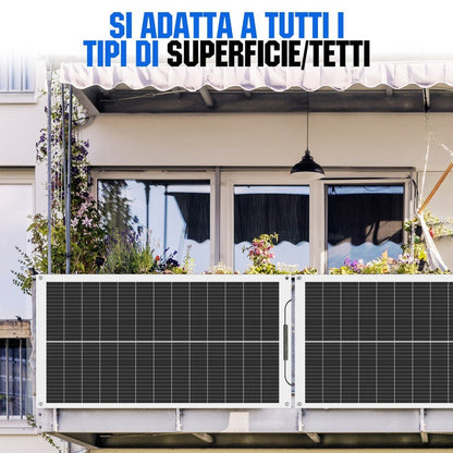 100W 12V Pannello Solare Monocristallino Flessibile - eco - worthy - it