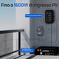 Kit solare per balcone da 1720W con batteria LiFePO4 da 48V 100Ah e mozzo da 1600W | ECO-WORTHY