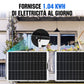 Kit Solare Off-grid da 260W e 12V Per Camper Con MPPT 12V/24V 15A