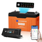 Kit batteria 314Ah con caricabatterie smart da 20A e controllo dei parametri tramite app mobile.