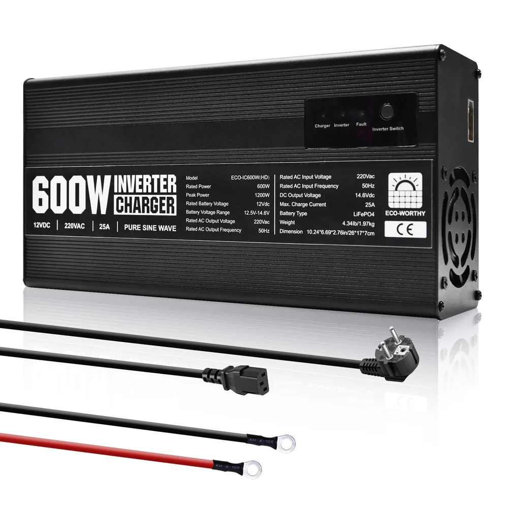 Caricabatterie_ LiFePO4_ da_ 14,6 V_ 25 A_ con_ inverter_ da_ 600 W_ da_ 12 V_ a_ 230 V_ per_ batteria_1