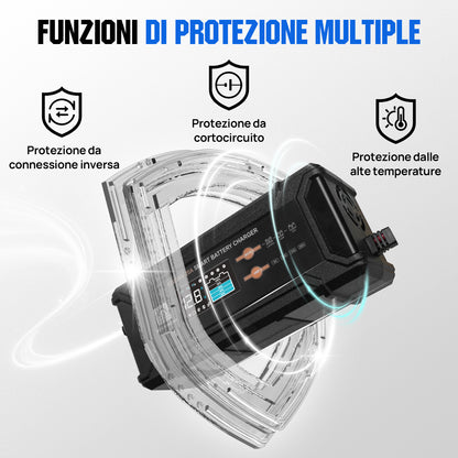 Caricabatterie intelligente 20A 12V/24V con display LCD per la maggior parte delle batterie - eco - worthy - it