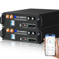 Batteria per server rack da 48V (51,2V) 100Ah, batteria al litio da 5,12kWh, formato 3U, con Bluetooth e Wi-Fi【Versione 3】