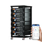 Batteria per server rack da 48V (51,2V) 100Ah, batteria al litio da 5,12kWh, formato 3U, con Bluetooth e Wi-Fi【Versione 3】