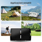ECO-WORTHY 100W 12V Borsa solare pieghevole pro per campeggio-9