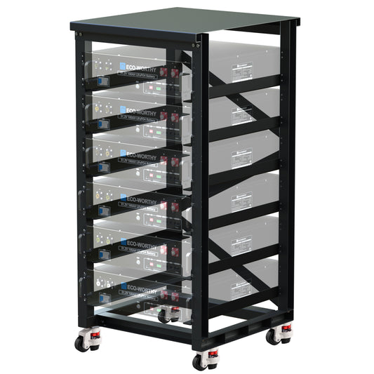 ECO-WORTHY Rack per server farm da 19 pollici a 6 livelli-1