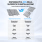 ECO-WORTHY Sistema di inseguimento solare a doppio asse (versione avanzata, +40% di efficienza) con controller di inseguimento-7