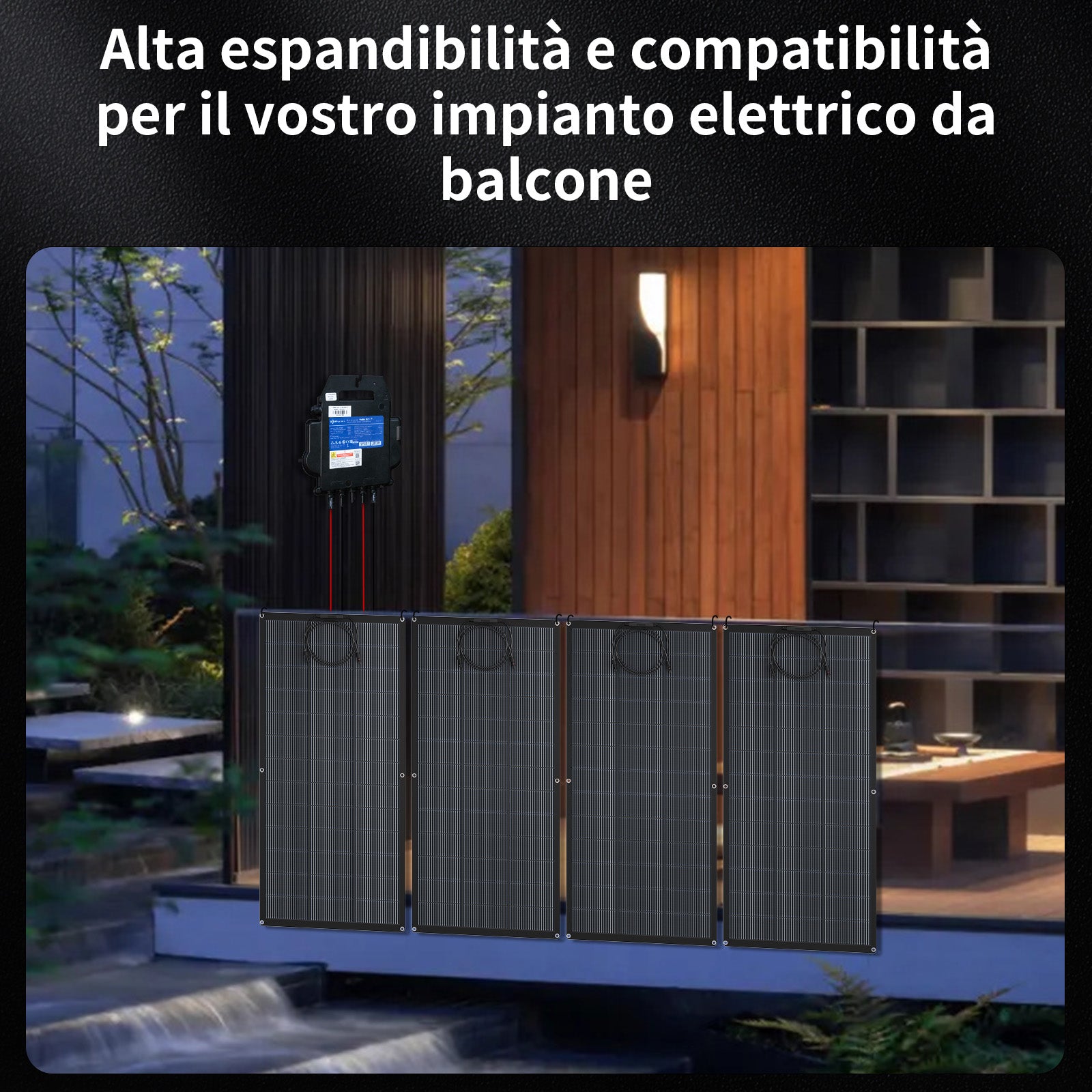 Eco-Worthy 200W Pannello Solare Monocristallino Flessibile