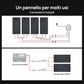 Eco-Worthy 200W Pannello Solare Monocristallino Flessibile