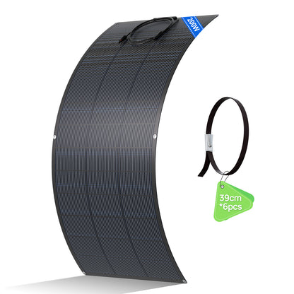 Eco-Worthy 200W Pannello Solare Monocristallino Flessibile