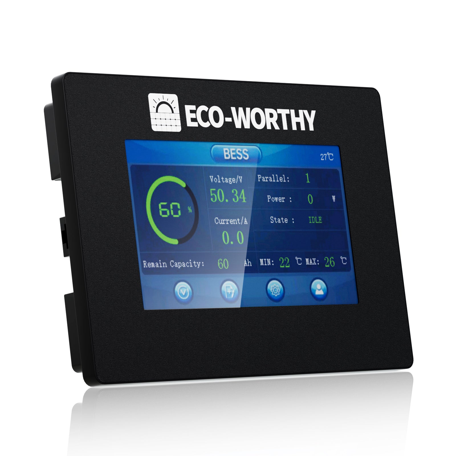 Eco-Worthy ESM100 — Monitor per batterie domestiche Cubix100 e batterie a muro