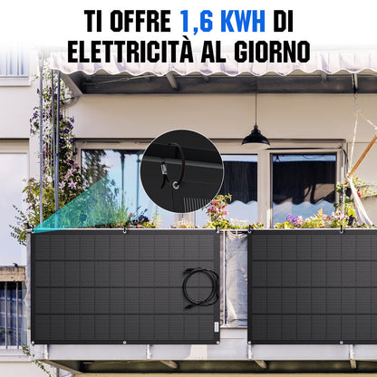 Eco - Worthy Kit Solare Off - Grid da 400W 12V per Camper con MPPT da 40A - eco - worthy - it