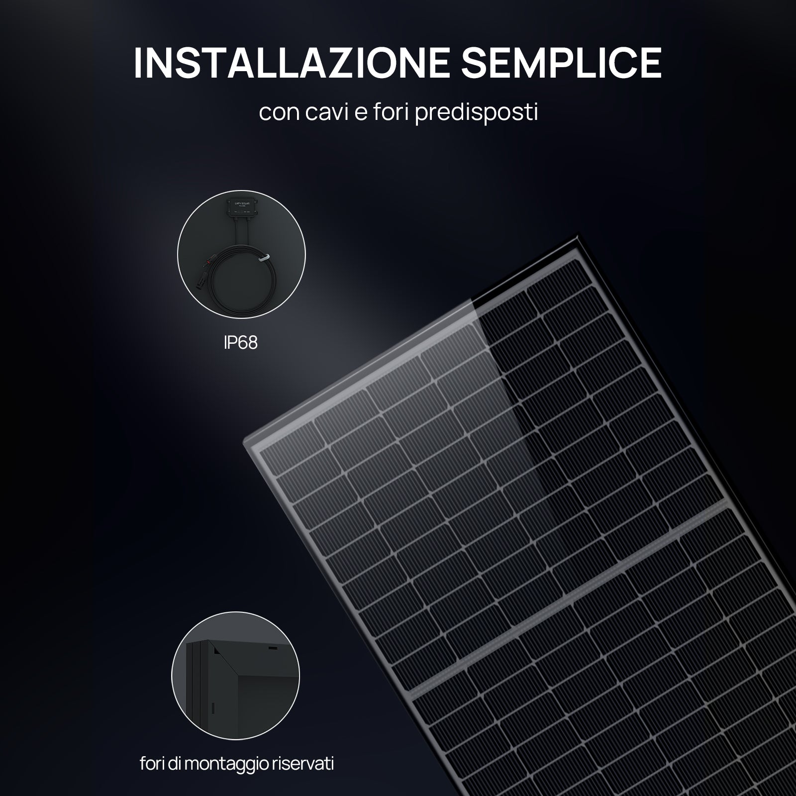 Eco-Worthy 430W Pannello Solare Mono N-Type