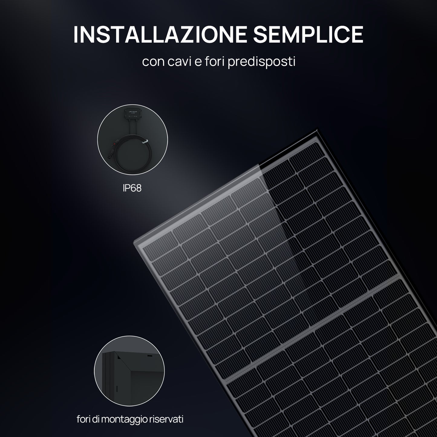 Eco-Worthy 430W Pannello Solare Mono N-Type