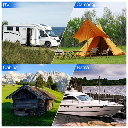 Inverter a onda sinusoidale pura da 600W Off Grid da 12V a 220V - eco - worthy - it
