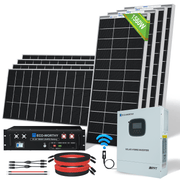 Kit Solare Off-Grid MPPT Completo da 1560W 48V (8x bifacciali da 195W)