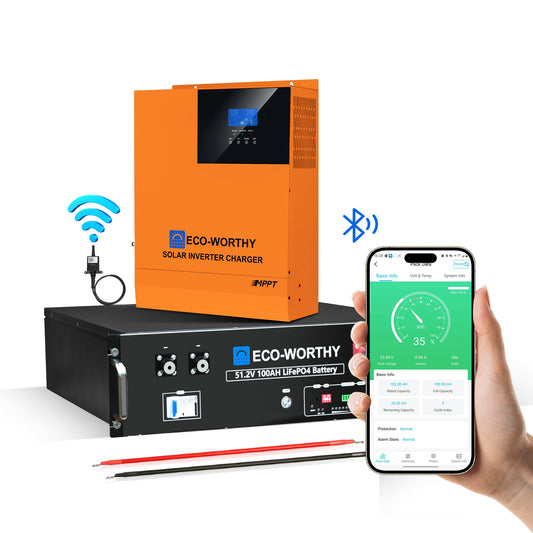 Kit_ di_ alimentazione_ di_ emergenza_ 5,12 kWh/10,24 kWh_ con_ batteria_ al_ litio_ da_ 48V_ 100Ah_ e_ inverter all-in-one da 5000W_ 1