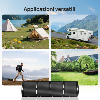 Pannello solare portatile da 200 W per camper | ECO - WORTHY - eco - worthy - it