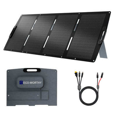 Pannello solare portatile da 200 W per camper | ECO - WORTHY - eco - worthy - it