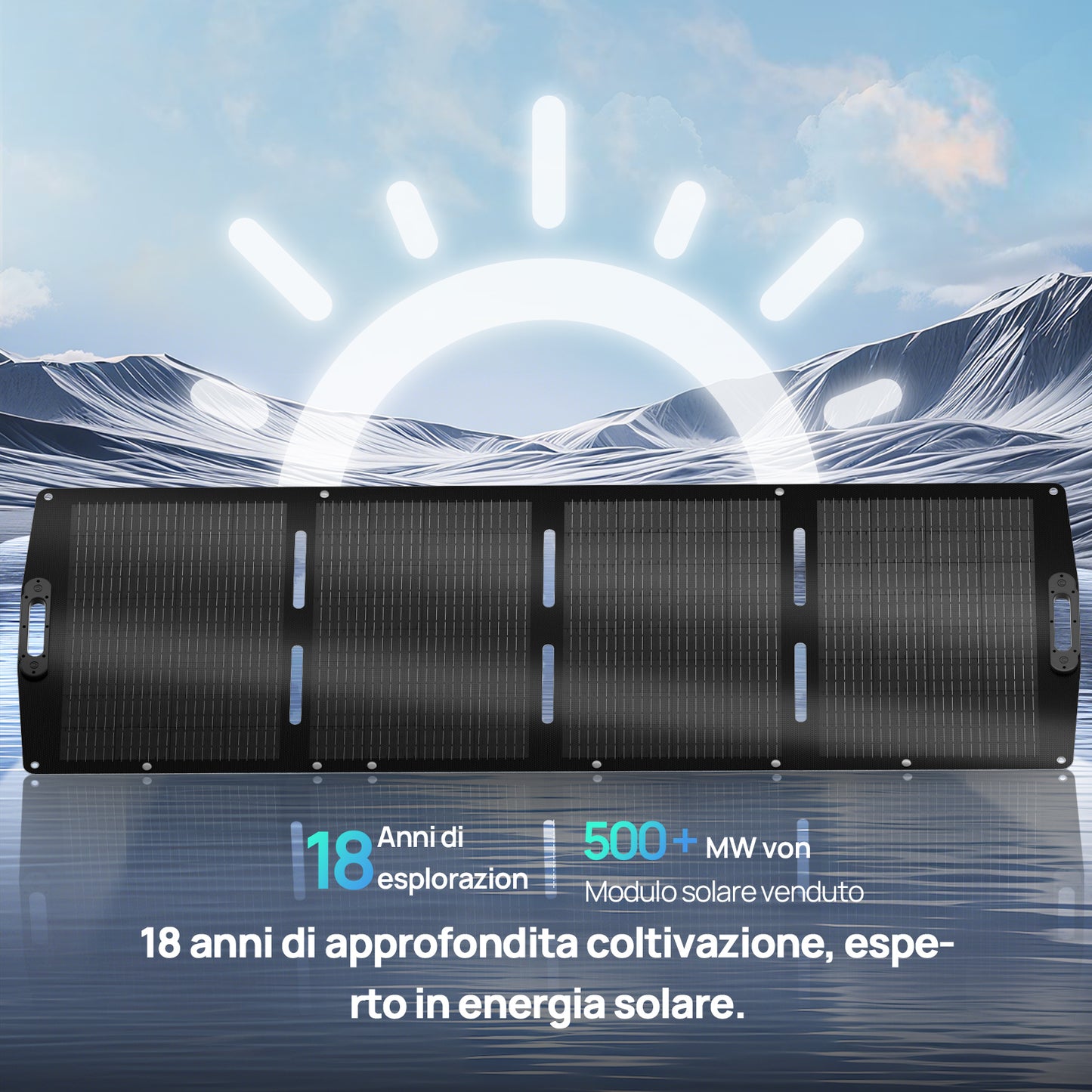 Pannello solare portatile da 200 W per camper | ECO-WORTHY