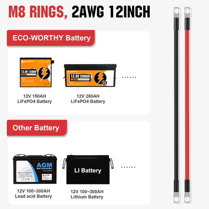 Cavo di collegamento della batteria - eco - worthy - it