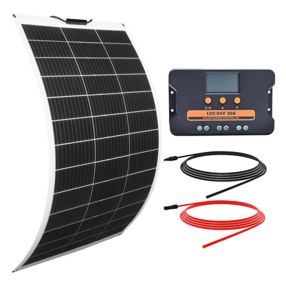 130W 12V Pannello Solare Monocristallino Flessibile - eco - worthy - it