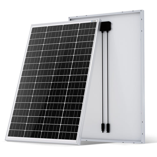 ECO-WORTHY Kit Completo di Pannello Solare da 25W 12V con Pannello Solare  Impermeabile da 25