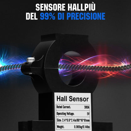Monitoraggio della batteria 300A con Display tattile da 3.5" sensore Hall per AGM e Lithium (LifePO4) - eco - worthy - it