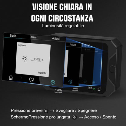 Monitoraggio della batteria 300A con Display tattile da 3.5" sensore Hall per AGM e Lithium (LifePO4) - eco - worthy - it