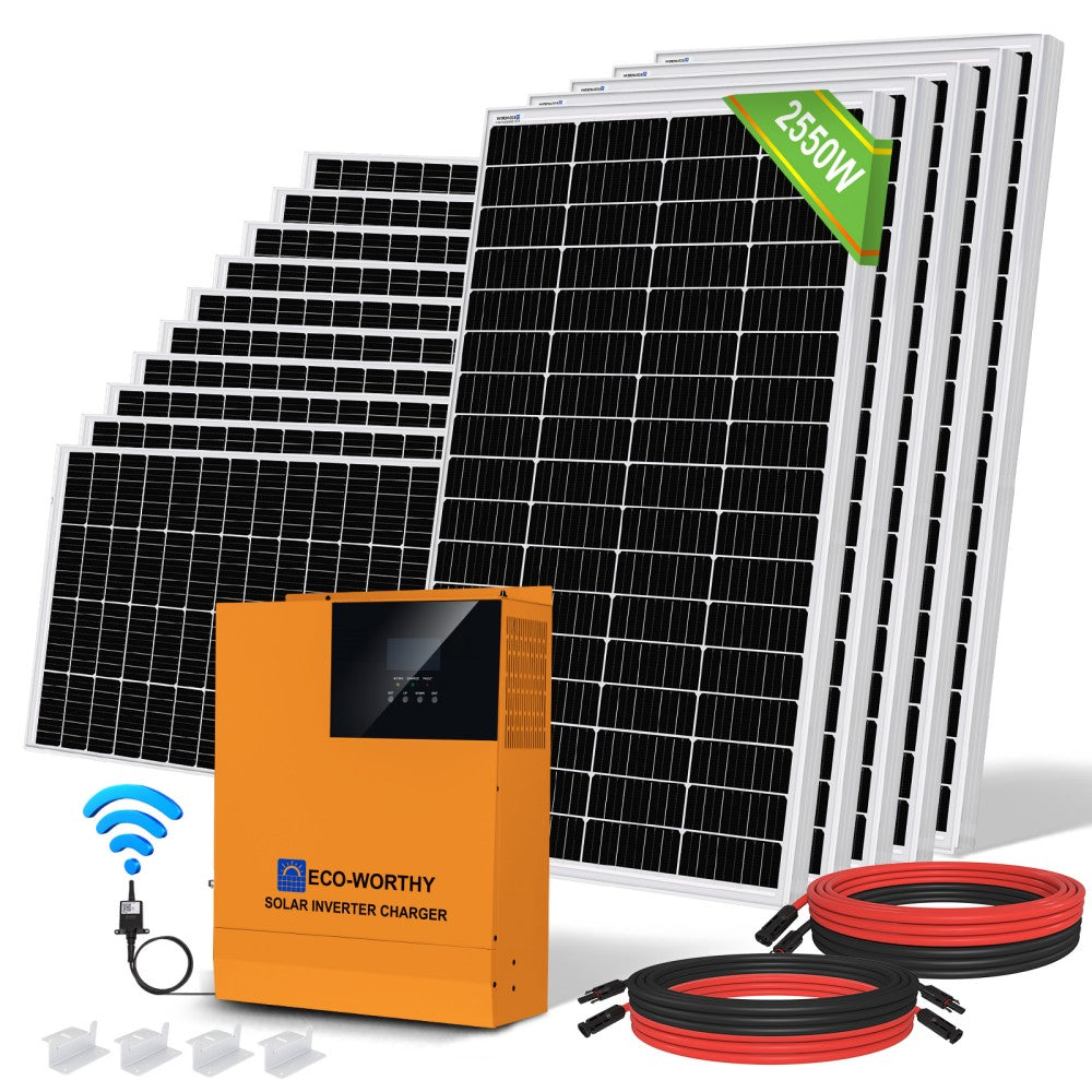 ecoworthy_48V_2550W_complete_solar_panel_kit_household_2